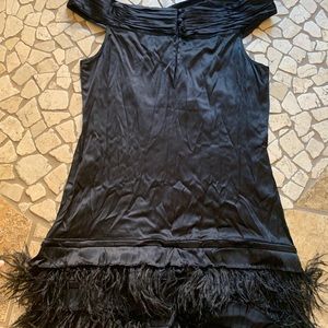 Feathered Party Dress
